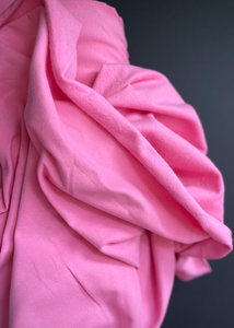 Go to Organics - Cotton Sweat Shirting, Neon Pastel Pink