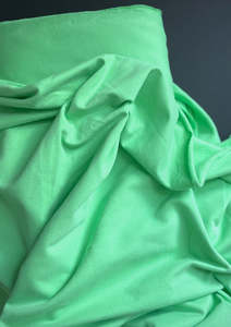 Go to Organics - Cotton Sweat Shirting, Neon Pastel Green