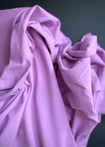 Go to Organics - Cotton Sweat Shirting, Neon Pastel Lavender