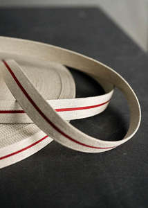 Bag Webbing - Long Road 30mm Red