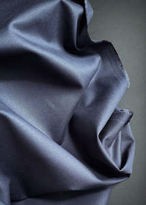 8.5oz Organic Cotton Sateen - Admiral Blue