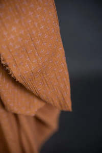 Merchant Mills: Marcy Rust Cross Stitch Indian Cotton Fabric