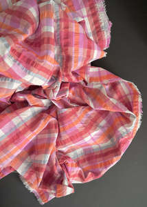 Miss Maude: Sorbet Seersucker Check