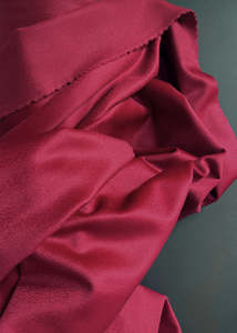 Miss Maude: Plush Pure Wool Coating, Poppy Red