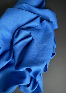 Miss Maude: Awa Washed Linen - Pool Blue