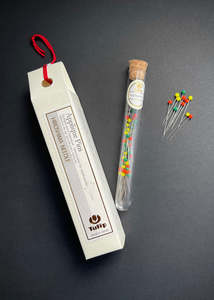 Tulip Glass Head Appliqué Pins