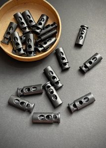 Ribbon Trim: Black Cord Lock