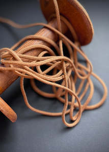 Ribbon Trim: 5mm Acrylic Cord, Palomino Brown