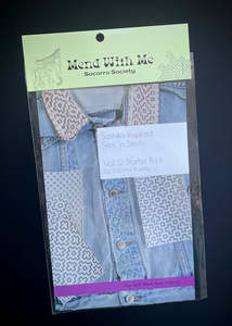 Jeans Denim: Sashiko Inspired Mending Stick and Stitch Patterns - Vol 2