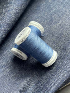 Jeans Denim: Gutermann Denim Thread. Mid Blue 6075