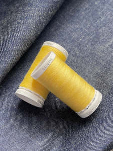 Gutermann Denim Thread. Lemon Yellow 1380