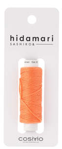 Pure Cotton Sashiko Thread - 30m Neon Orange