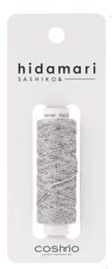 Pure Cotton Sashiko Thread - 30m Grey Variegated