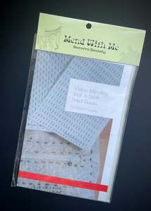 Denim Haberdashery: Visible Mending Stick and Stitch Lined Guides