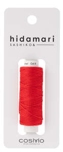 Pure Cotton Sashiko Thread - 30m Poppy