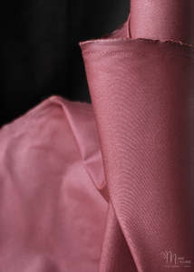 Cotton Drill Canvas: 8.5oz Rustic Red Oilskin