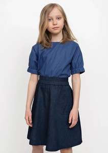 Skirts Pants: The Assembly Line - Elastic Waist Maxi Skirt MINI