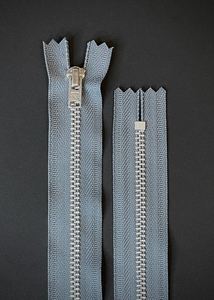 Ykk: YKK Nickel Trouser Zip - Mid Grey