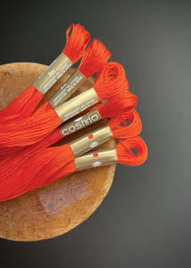 Pure Cotton Embroidery Thread - 8m. Col 758