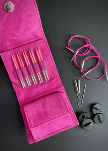 Gift Boxes Bundles: STARTER SET: Lykke 3.5" Knitting Needle Set, BLUSH PINK