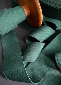 Elastic: 50mm Knitted Elastic - Bottle Green