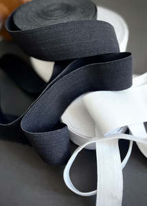 Elastic: Knitted Elastic - Various widths