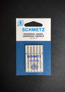Schmetz Sewing Machine Needles - Universal 100/16. Heavy weight cloth