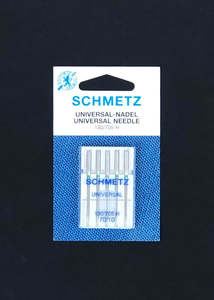 Schmetz Sewing Machine Needles - Universal 70/10. Light weight cloth