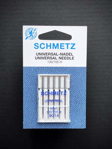 Schmetz Sewing Machine Needles - Universal 90/14. Heavy weight cloth