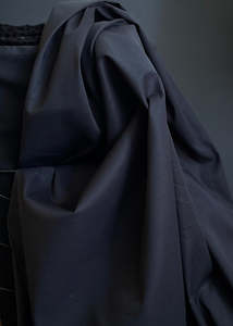 Go To Organics - Cotton Voile, Jet Black