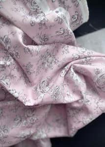 Gauze: Cotton Double Gauze - Jardin Rose