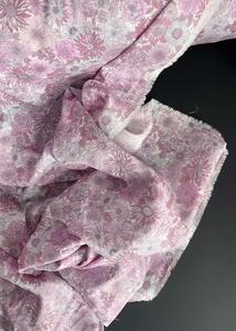 Gauze: Cotton Double Gauze - Mona Floral Pink