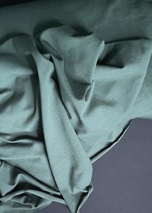 Jersey Knit: Go To Organics - Jersey Knit, Dark Green