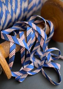 Bias Binding: DOUBLE FOLD BIAS BINDING, Candy Stripe Bubblegum