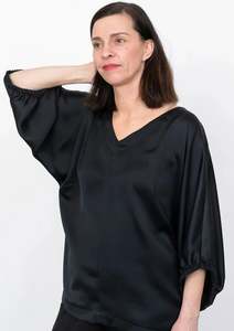 The Assembly Line: The Assembly Line - V-Neck Cuff Top