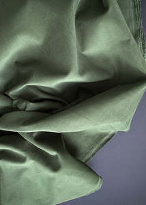 Corduroy: Pinwale Corduroy Fabric - Moss Green