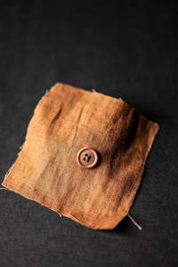 Cotton Button 15mm - Boston Fall