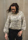 White Sheep Sweater, Ruke Knit. Print Knitting Pattern