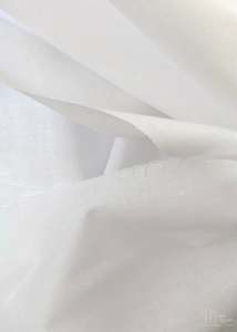 Interfacing: Interfacing - woven, mid/heavy weight. White