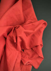 Spring: Laundered Linen Cotton - Flame