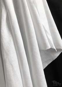 Laundered Linen Cotton - Bright White
