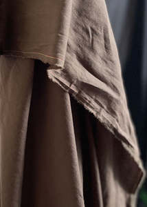 Spring: Laundered Linen Cotton - Cafe Brown
