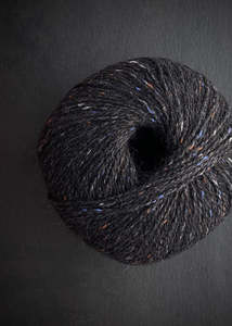 Yarn: Rowan Yarn. Felted Tweed DK. Black
