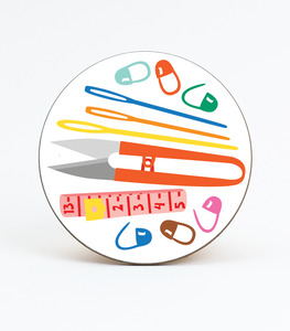 Gifts Under 20: Yarn Crochet / Knitting Coaster - Melamine : White