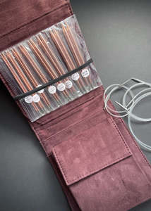All Gifts: STARTER SET: Lykke 5" Knitting Needle Set, CYPRA COPPER