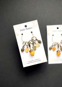 Woodland Seeds Stitch Marker Set