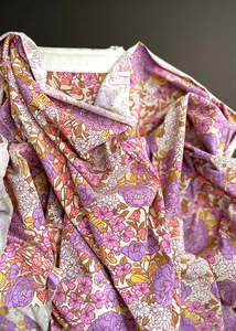 Bouquet lilac - Jersey Knit Cotton Fabric