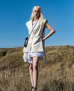 Fibre Mood Vega Sleeveless Blazer