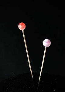 Under 20: Tulip Akari Glass Head Pins