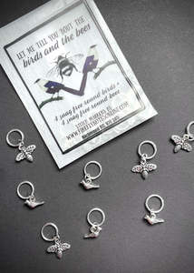 All Gifts: Birds & Bees Stitch Marker Set